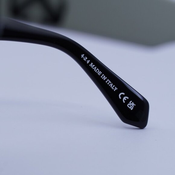 Off-White OERI13O ORLANDO 0107 Sunglasses White/Black Oval Frame, Grey Lenses main image 6